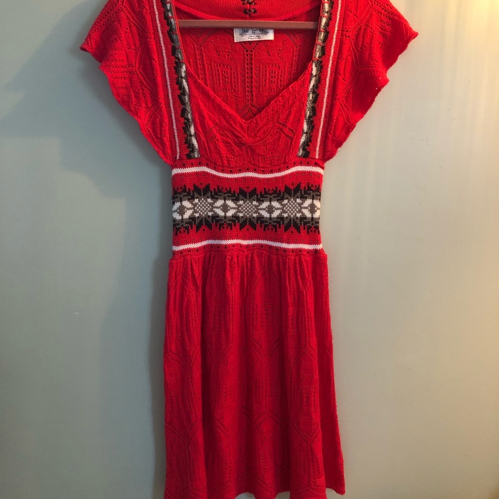 Free People Nordic Fair Isle Dress